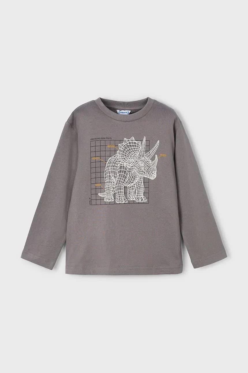 Детская хлопковая рубашка с длинным рукавом - фото 2