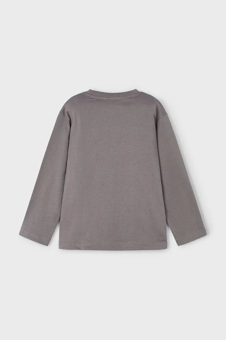 Детская хлопковая рубашка с длинным рукавом - фото 3