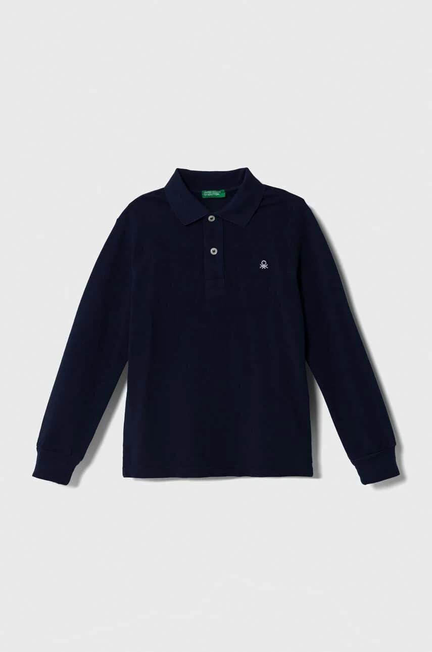 Детская хлопковая рубашка с длинным рукавом