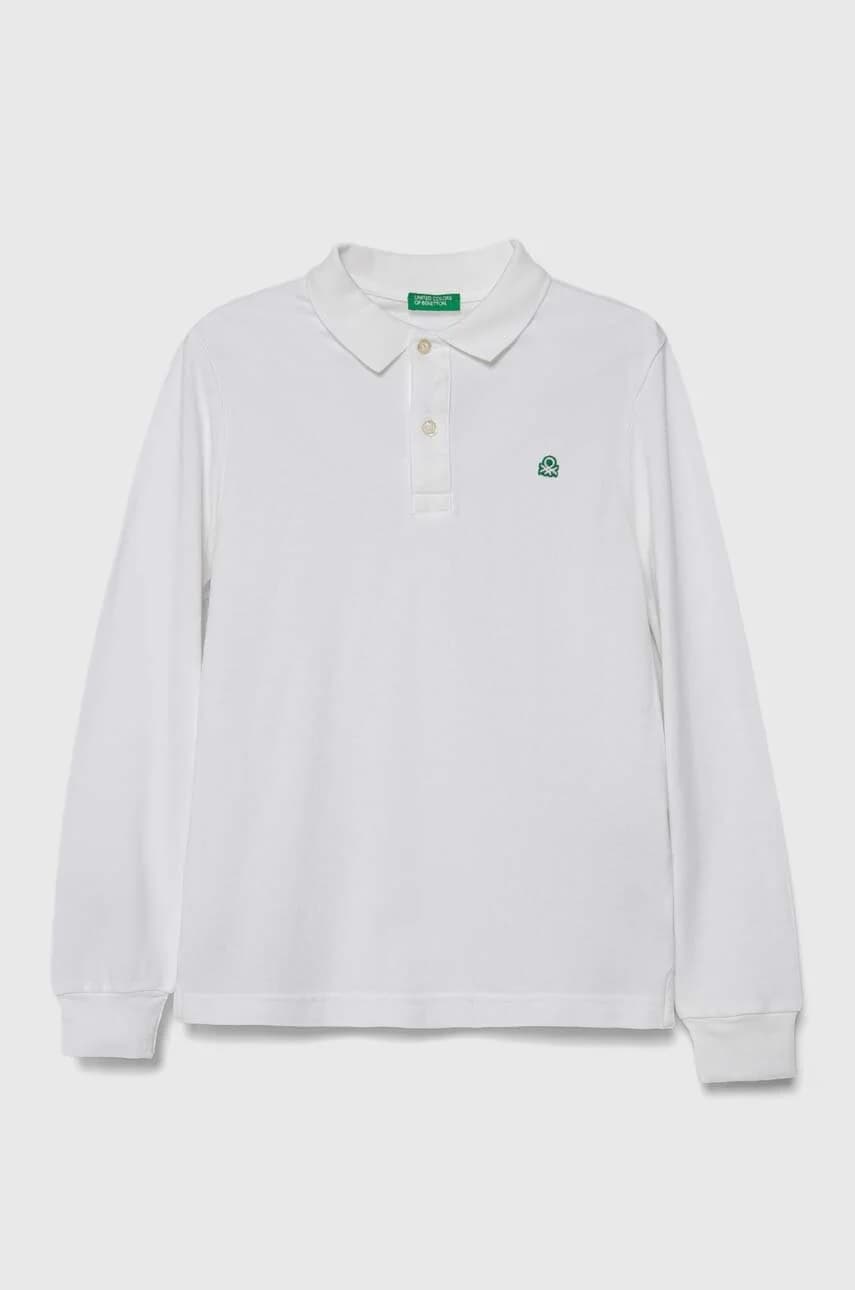 Детская хлопковая рубашка с длинным рукавом