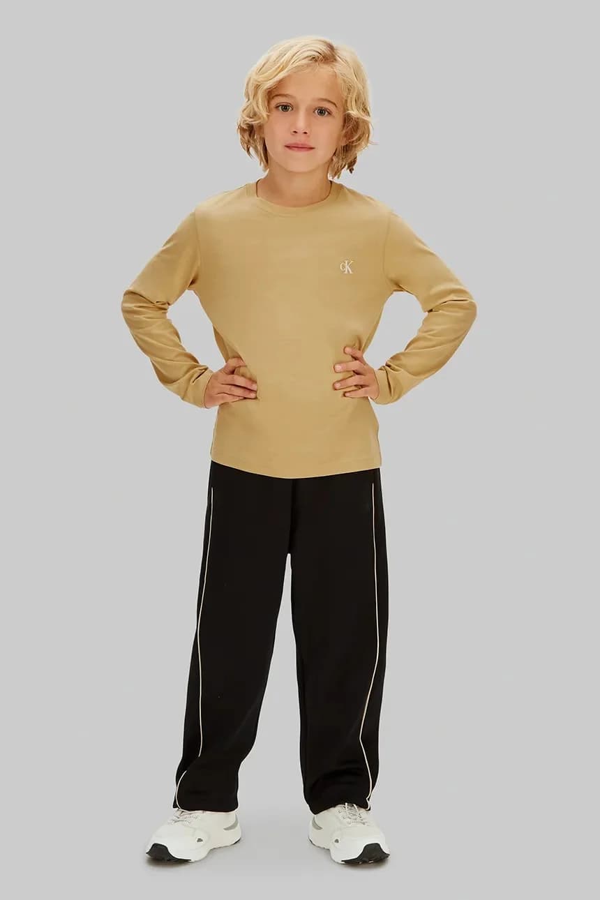 Детские хлопковые рубашки с длинными рукавами, 2 шт. - фото 3