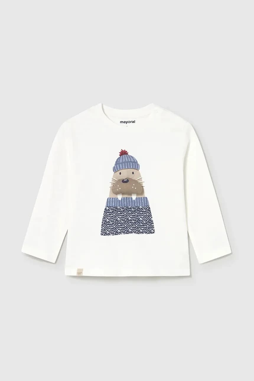 Детская хлопковая рубашка с длинным рукавом - фото 2