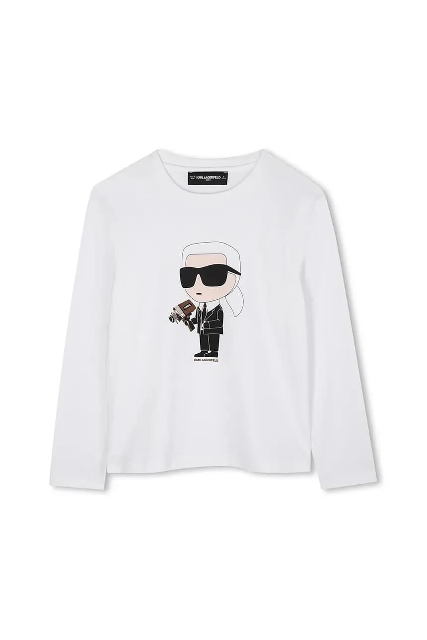 Детская хлопковая рубашка с длинным рукавом