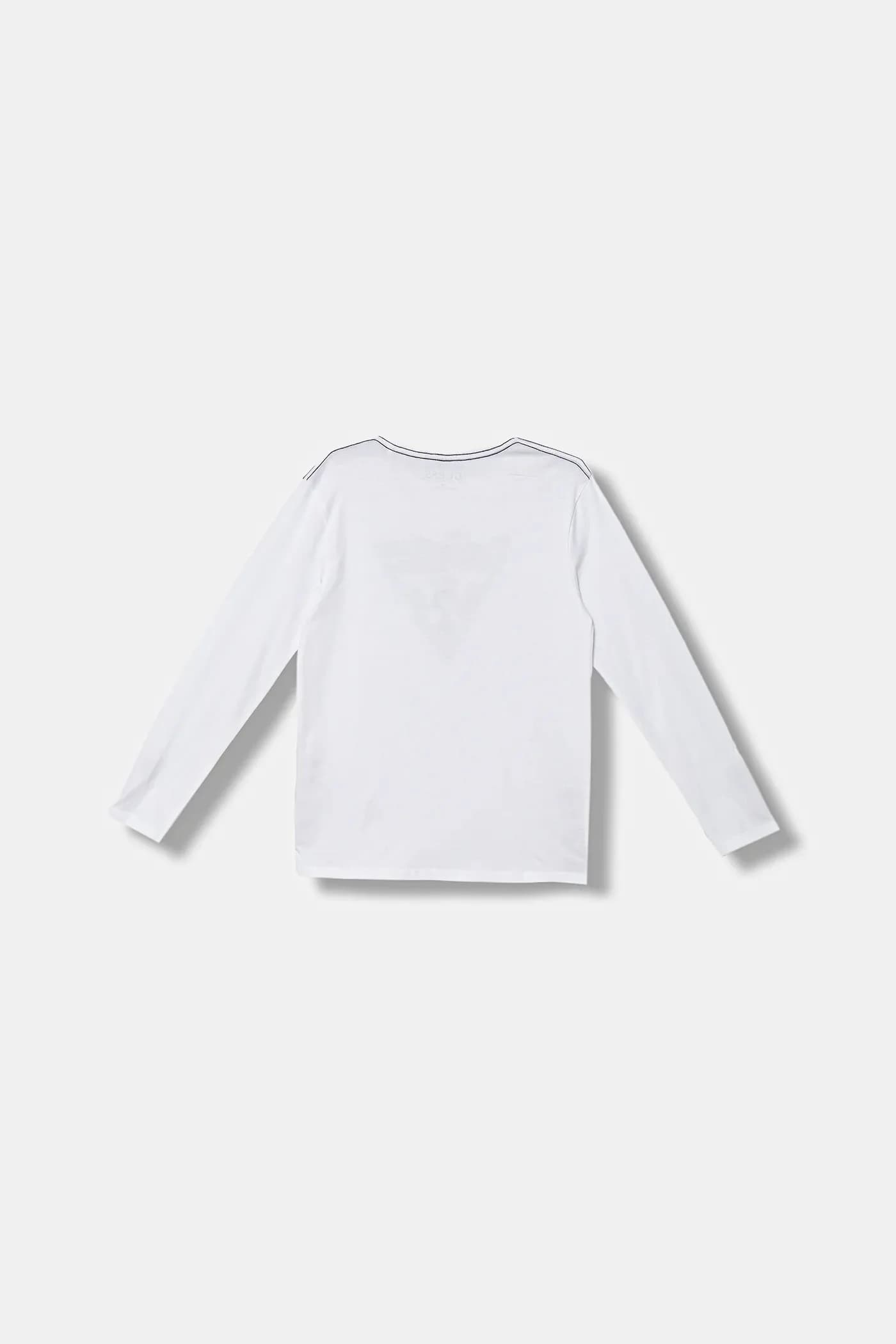 Детская хлопковая рубашка с длинным рукавом - фото 2