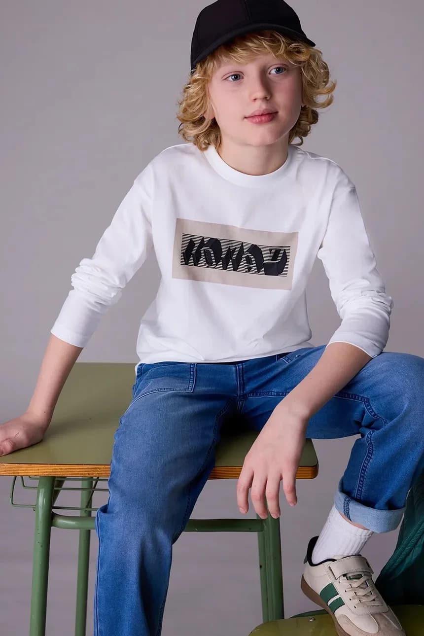 Детская хлопковая рубашка с длинным рукавом - фото 6