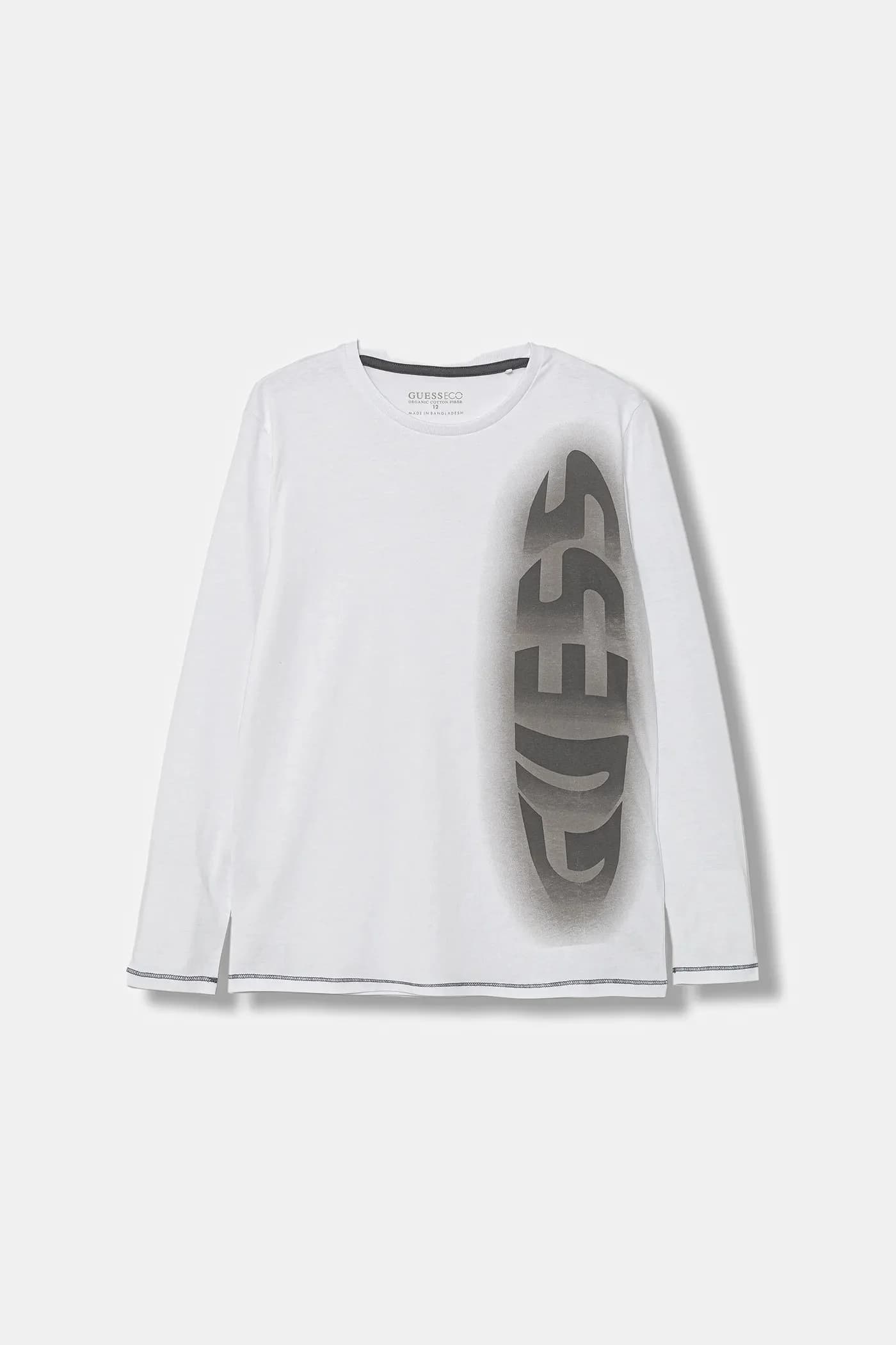 Детская хлопковая рубашка с длинным рукавом