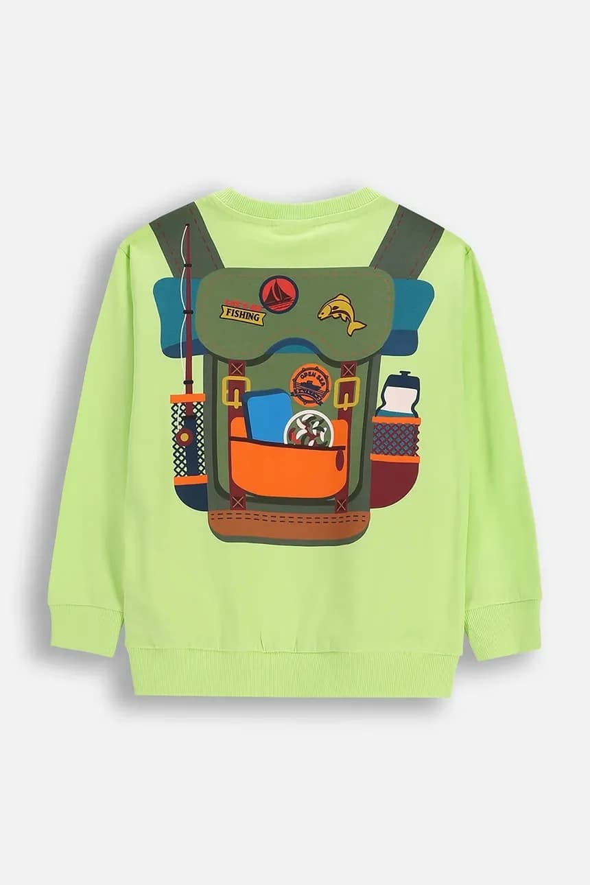 Детская хлопковая рубашка с длинным рукавом - фото 2