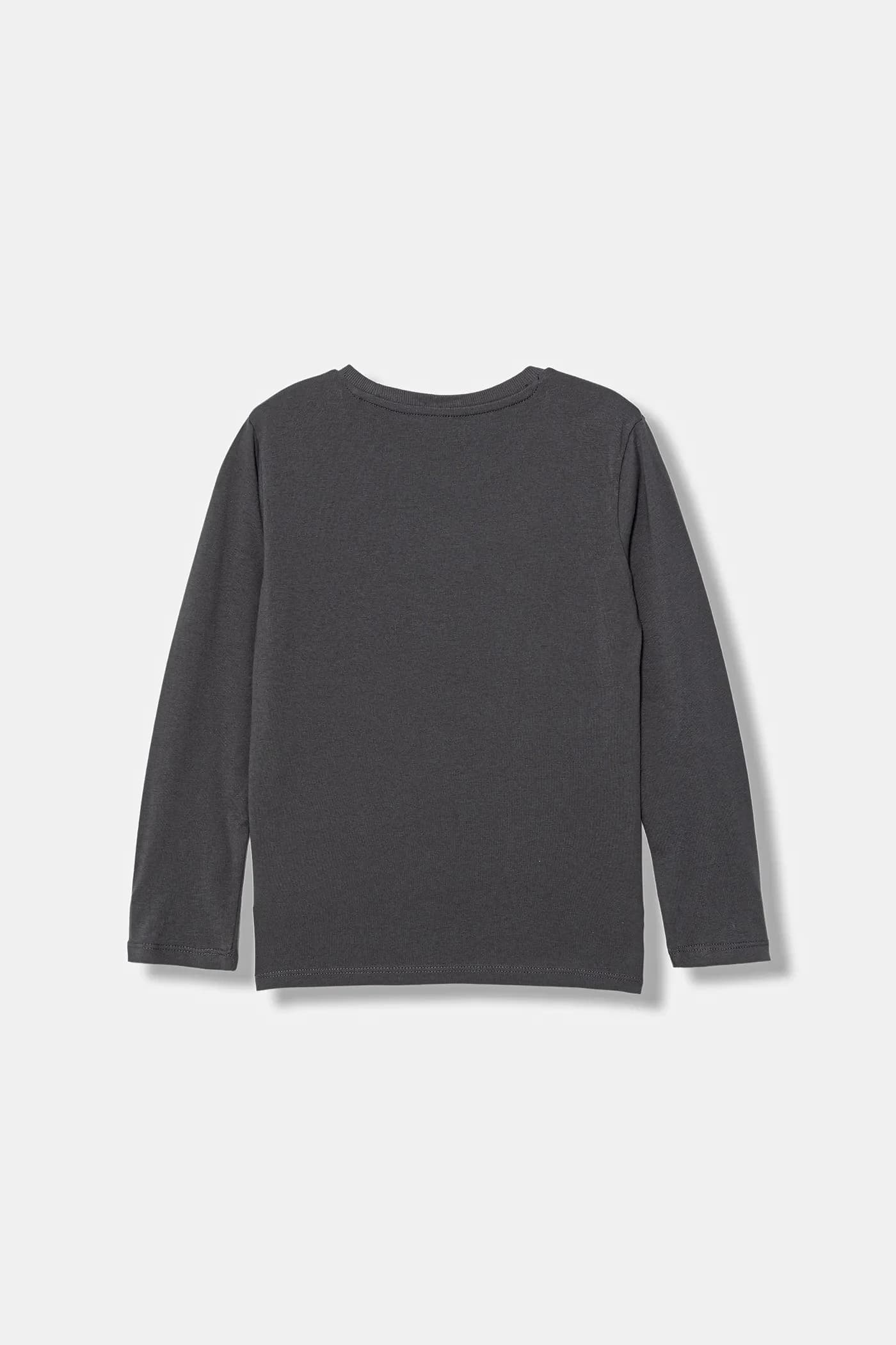 Детская хлопковая рубашка с длинным рукавом - фото 2