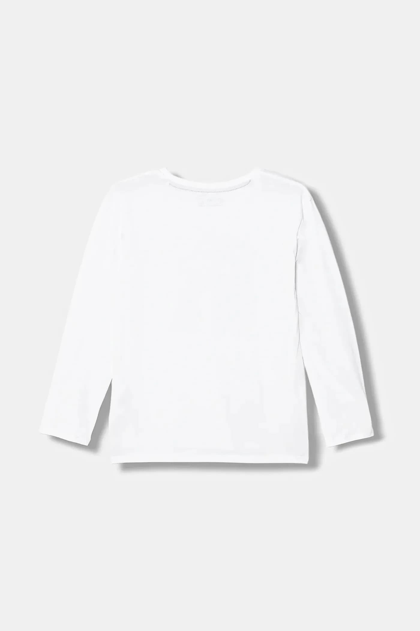 Детская хлопковая рубашка с длинным рукавом - фото 2