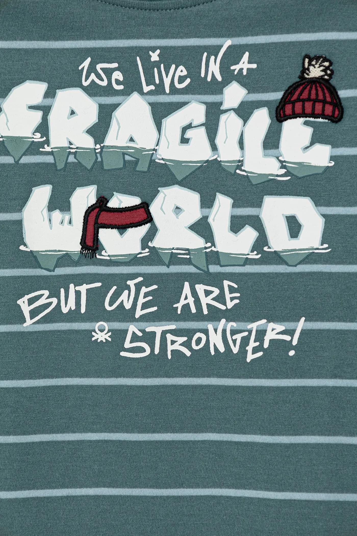 Детская хлопковая рубашка с длинным рукавом - фото 3