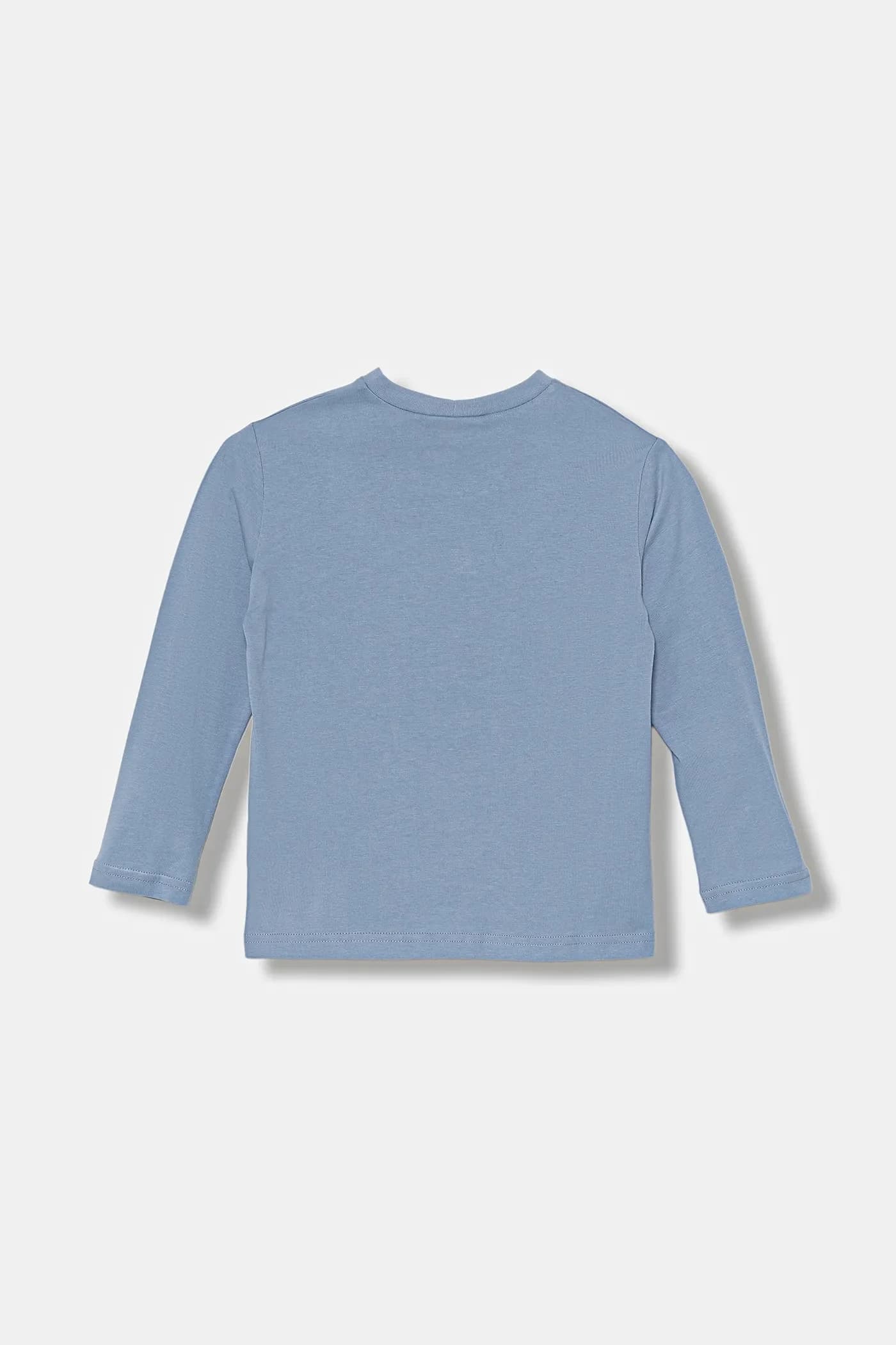 Детская хлопковая рубашка с длинным рукавом - фото 2