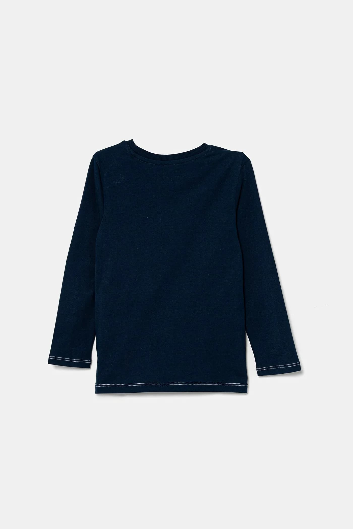 Детская хлопковая рубашка с длинным рукавом - фото 2