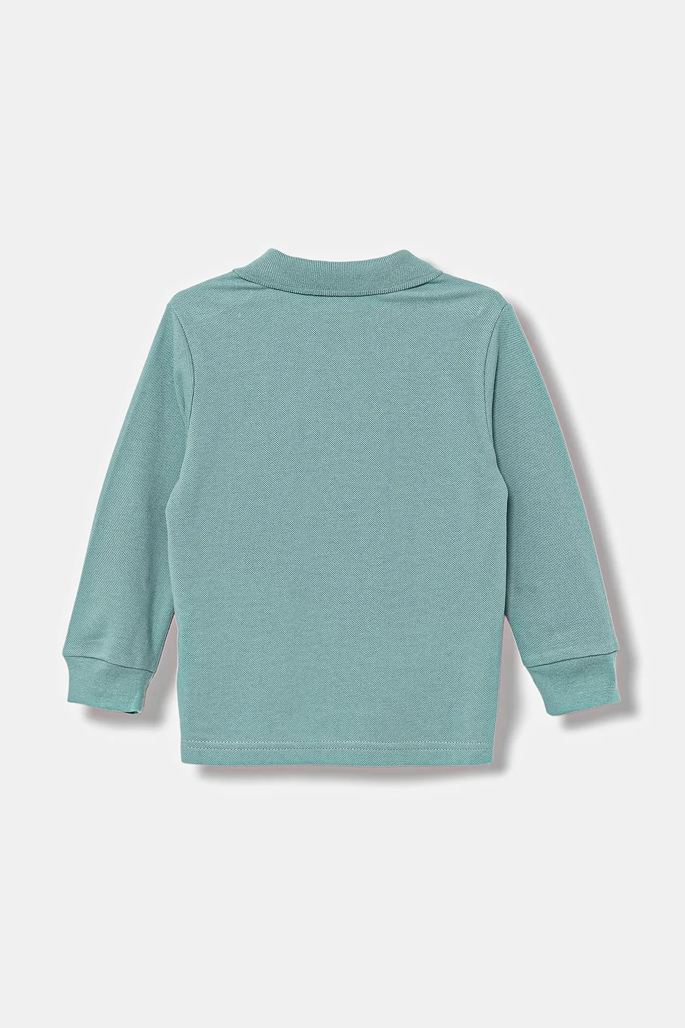 Детская хлопковая рубашка с длинным рукавом - фото 2