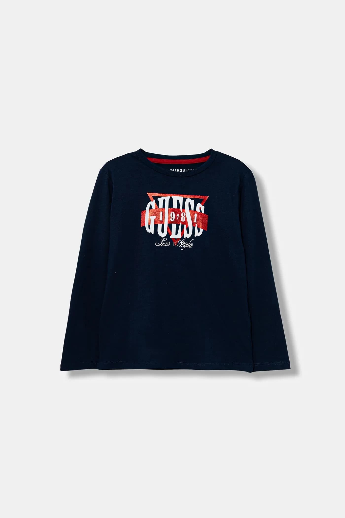 Детская хлопковая рубашка с длинным рукавом