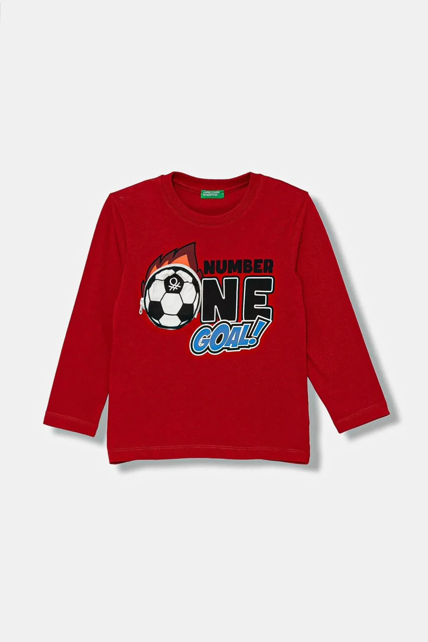 Детская хлопковая рубашка с длинным рукавом