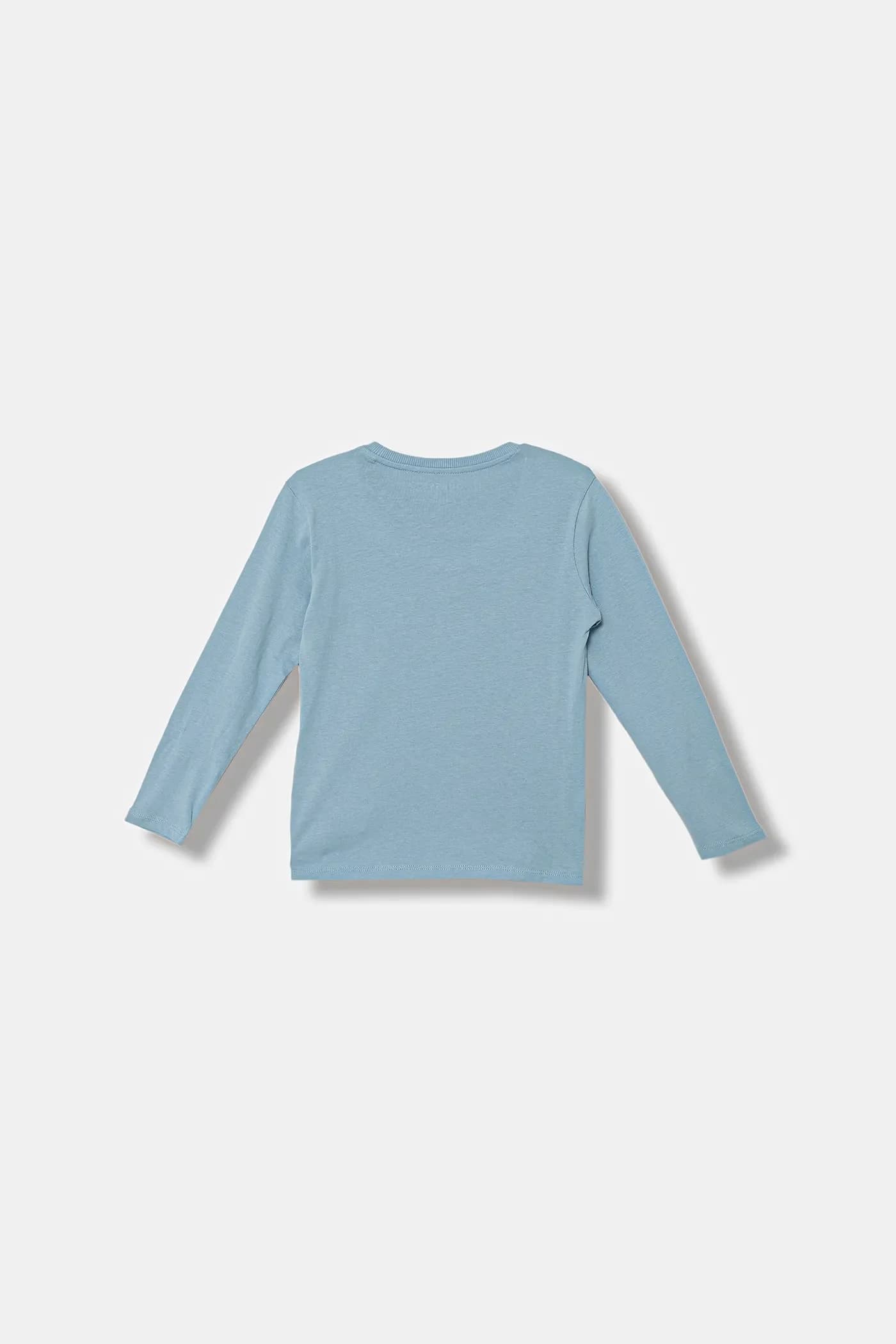 Детская хлопковая рубашка с длинным рукавом - фото 2