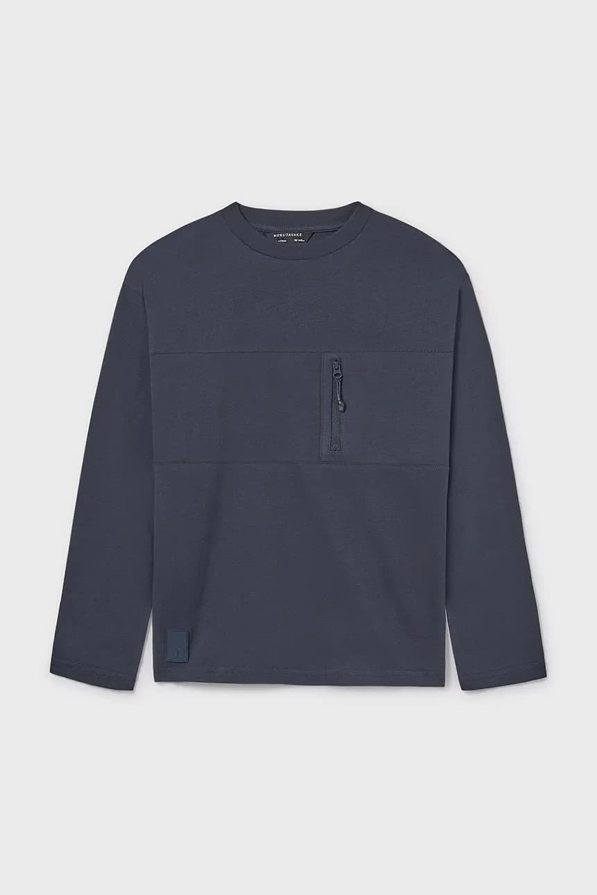 Хлопковая рубашка с длинным рукавом - фото 2