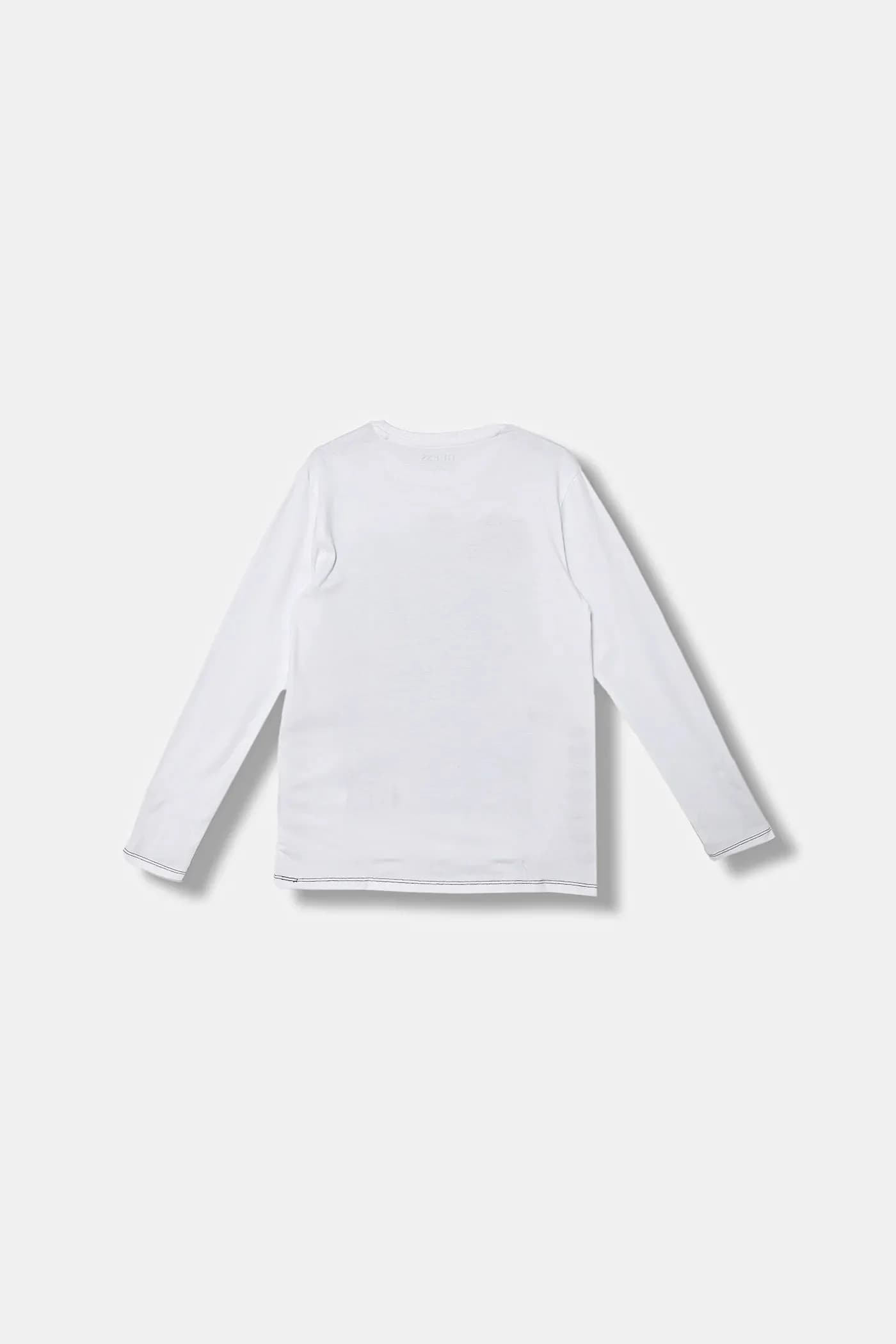 Детская хлопковая рубашка с длинным рукавом - фото 2