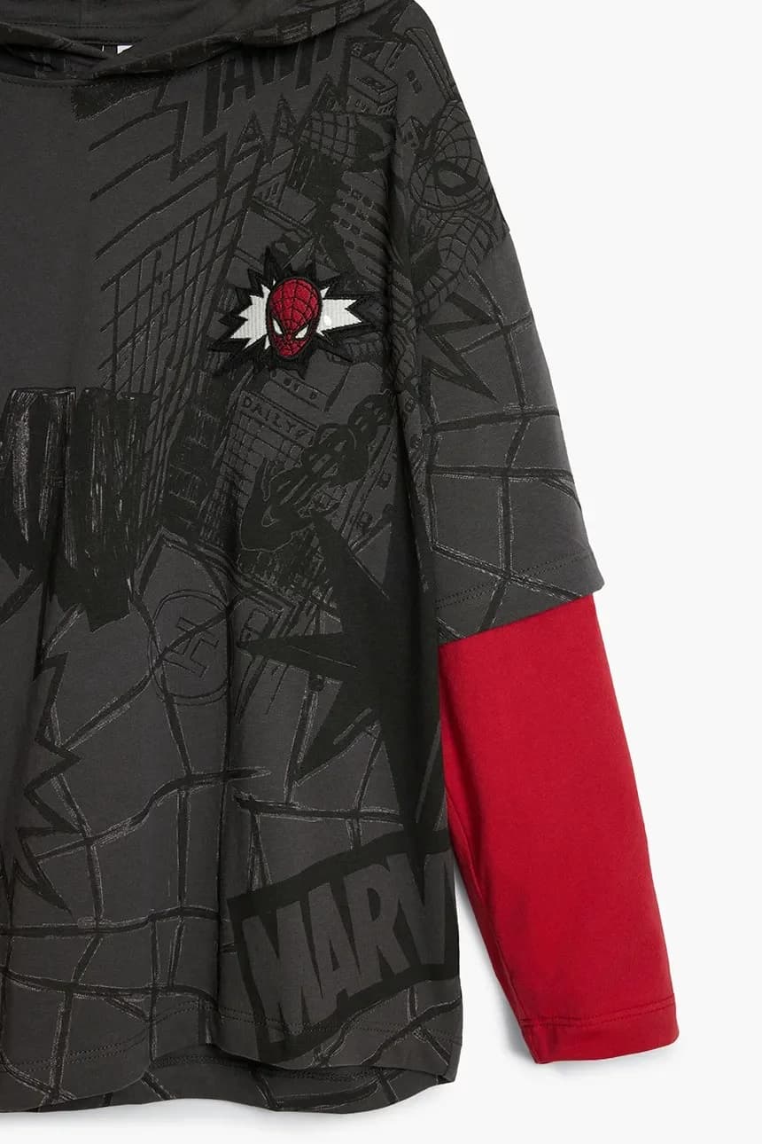 Детская хлопковая рубашка с длинным рукавом - фото 3