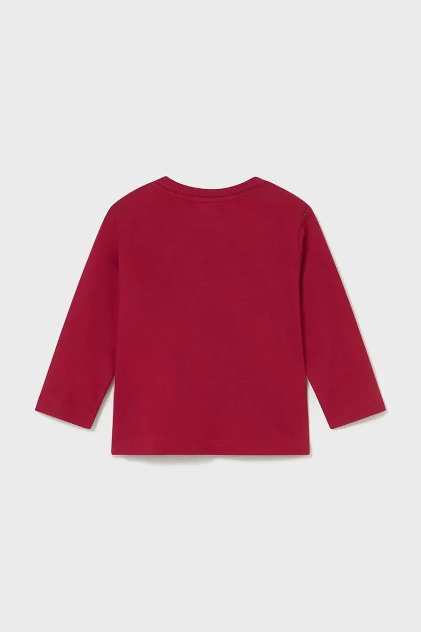 Детская хлопковая рубашка с длинным рукавом - фото 3