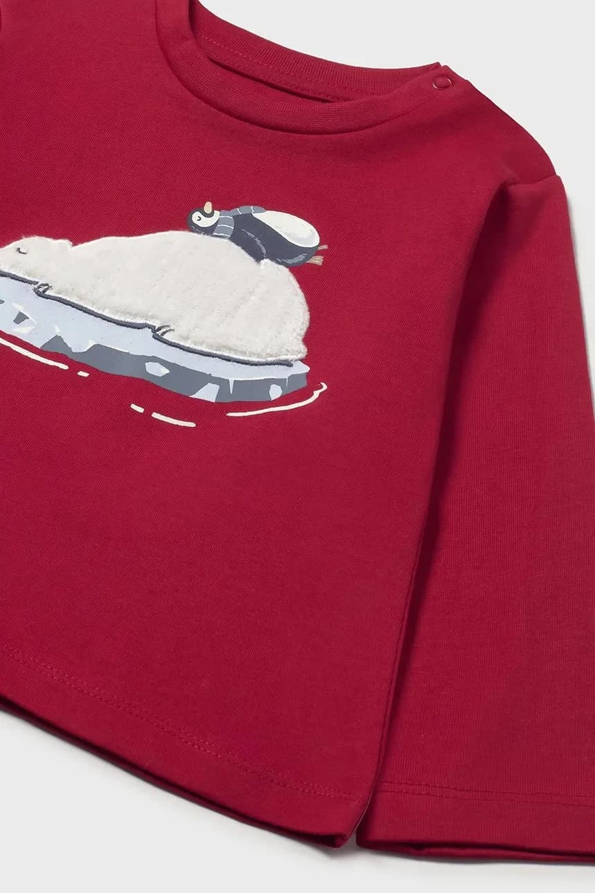 Детская хлопковая рубашка с длинным рукавом - фото 4