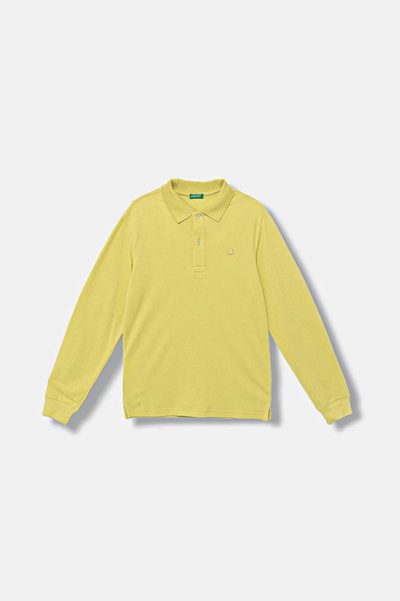 Детская хлопковая рубашка с длинным рукавом