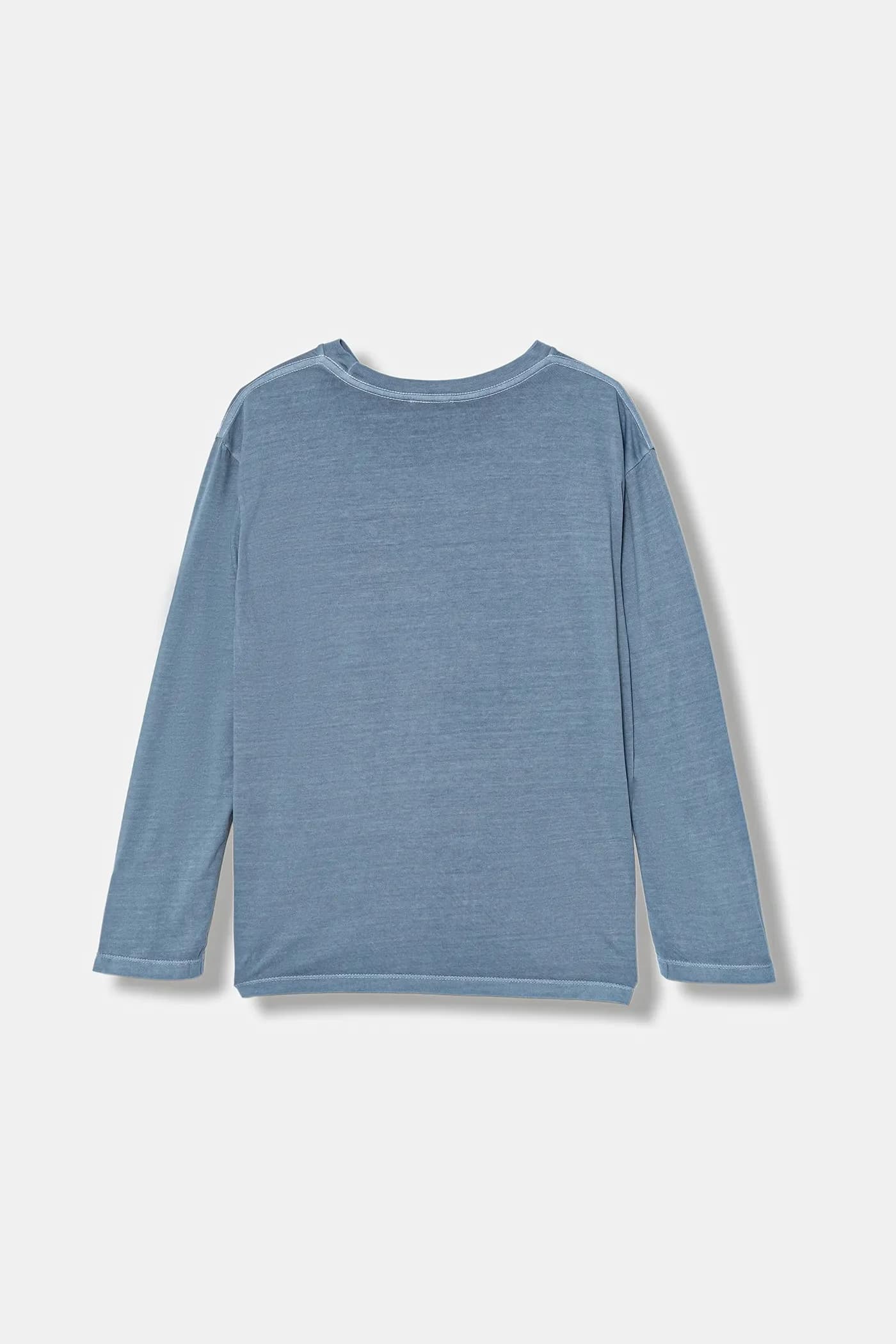 Детская хлопковая рубашка с длинным рукавом - фото 2