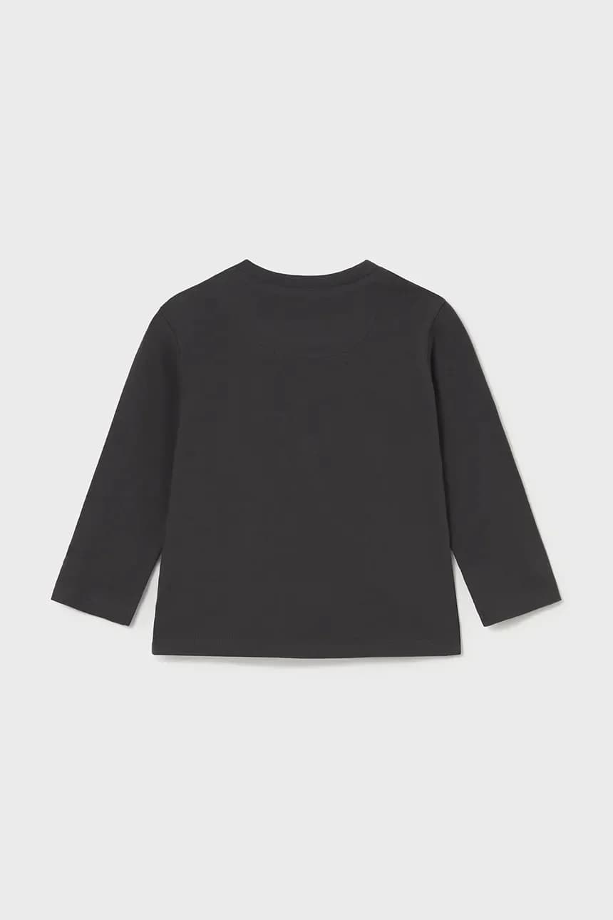 Хлопковая рубашка с длинным рукавом - фото 2