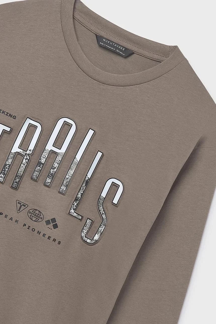 Детская хлопковая рубашка с длинным рукавом - фото 4