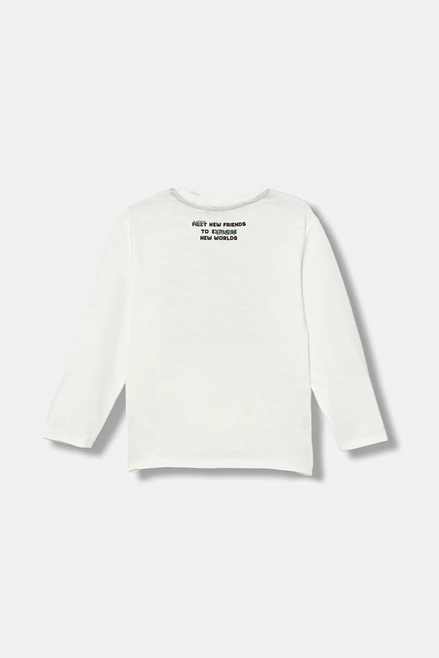 Детская хлопковая рубашка с длинным рукавом - фото 2