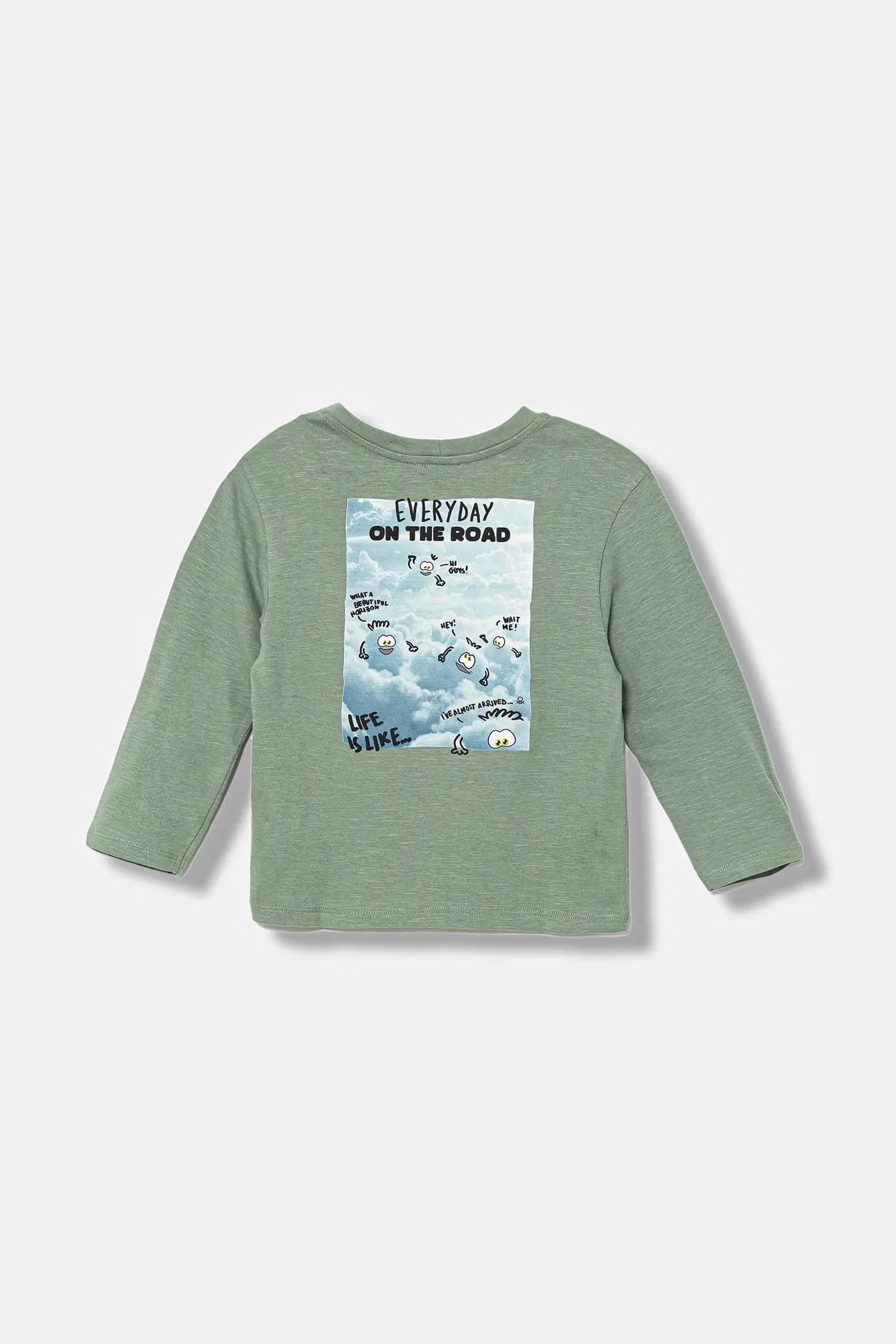 Детская хлопковая рубашка с длинным рукавом - фото 2