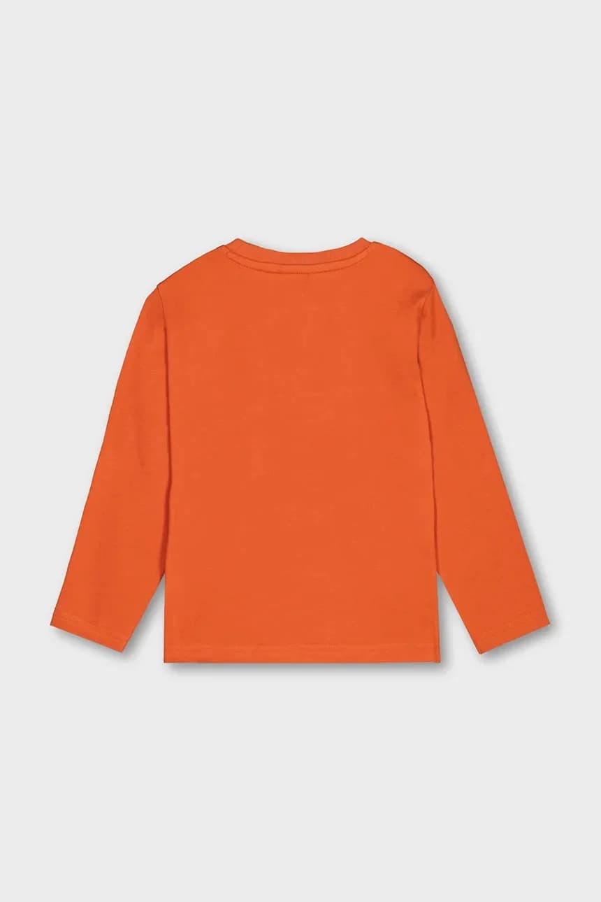 Хлопковая рубашка с длинным рукавом - фото 2