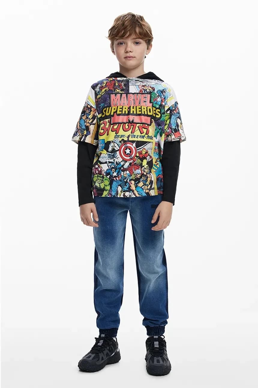 Детская хлопковая рубашка с длинным рукавом - фото 5