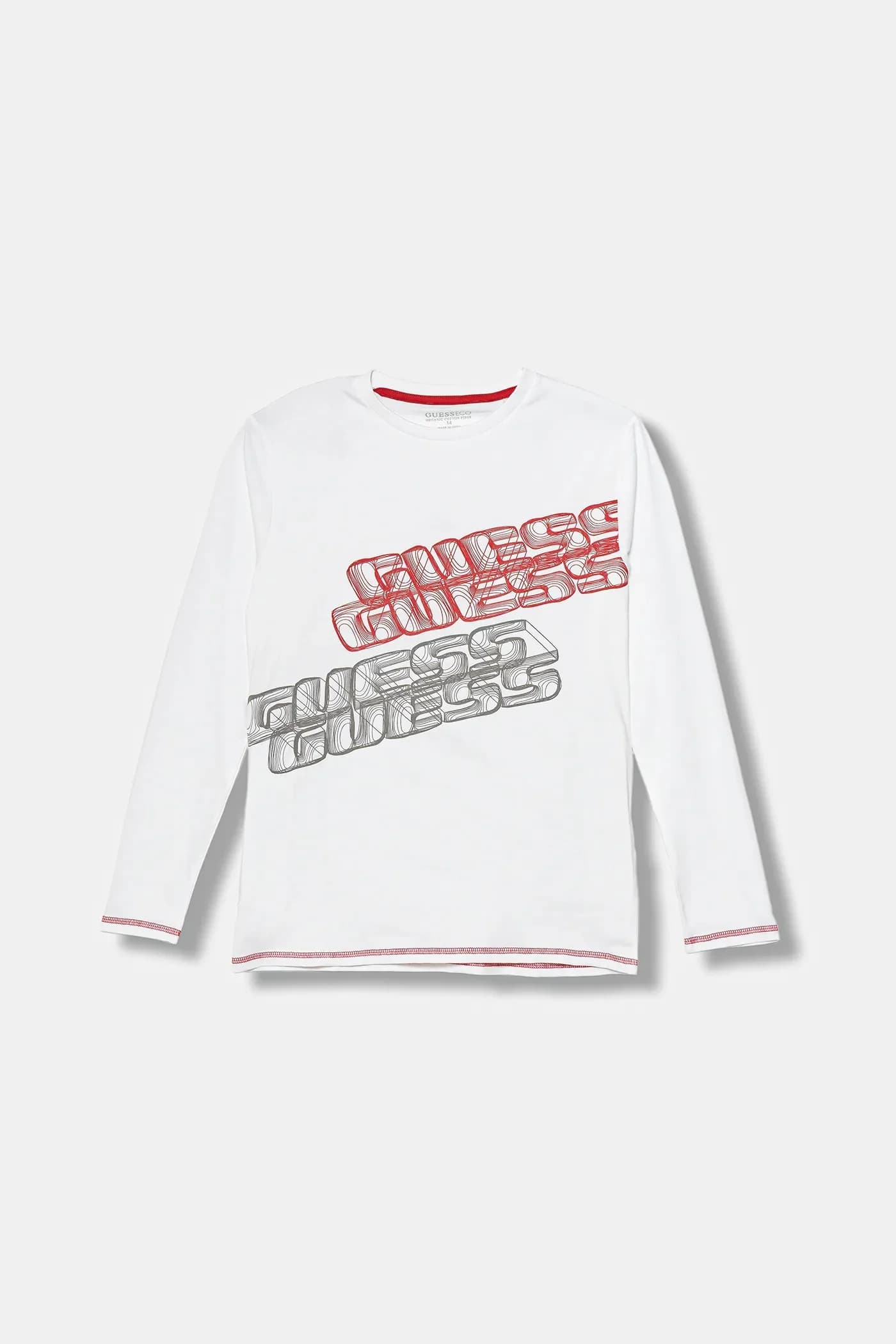 Детская хлопковая рубашка с длинным рукавом