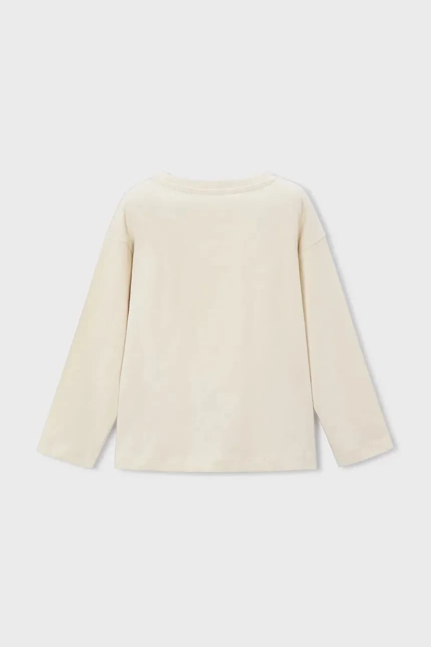 Хлопковая рубашка с длинным рукавом - фото 2