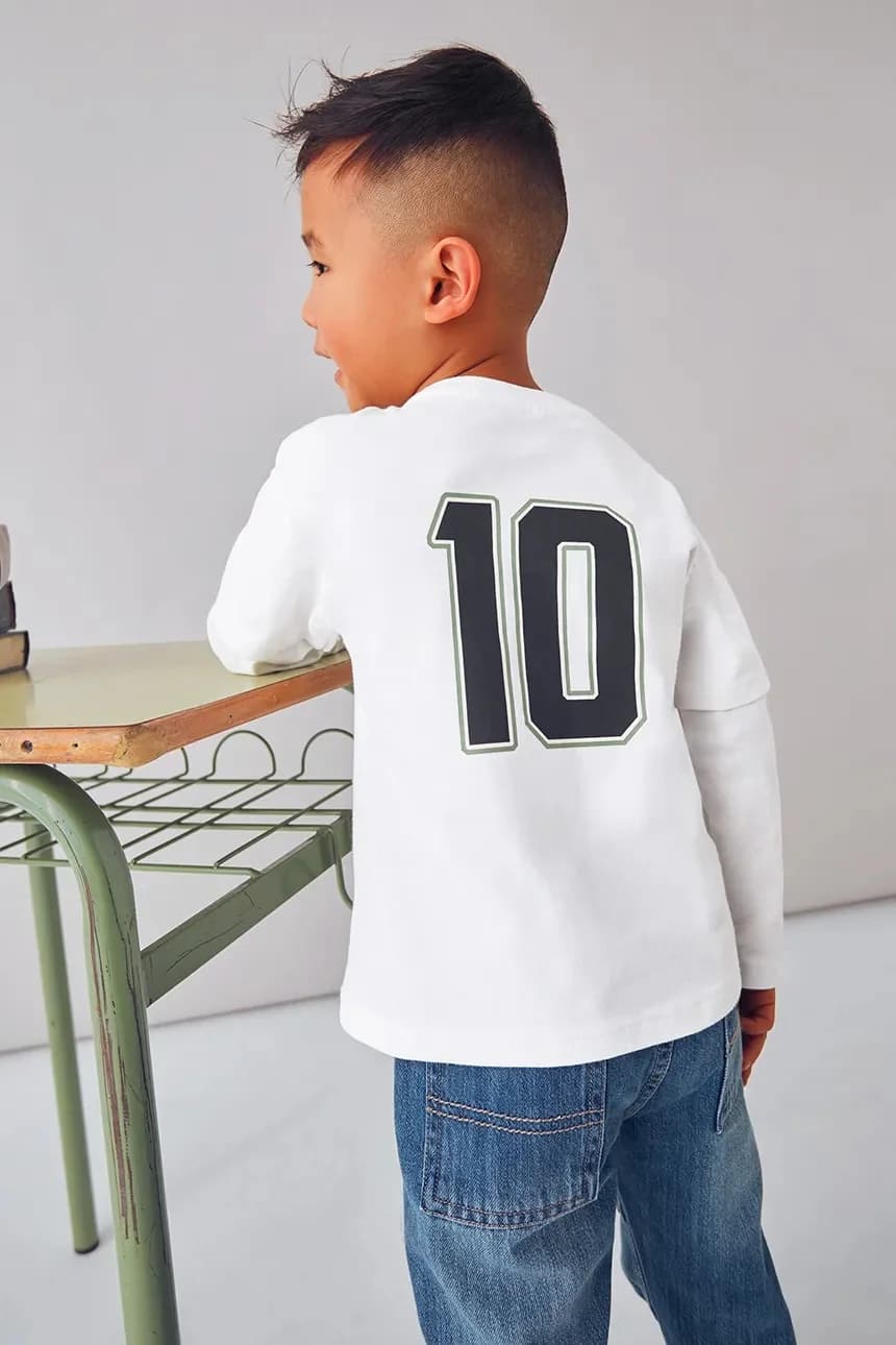 Хлопковая рубашка с длинным рукавом - фото 5