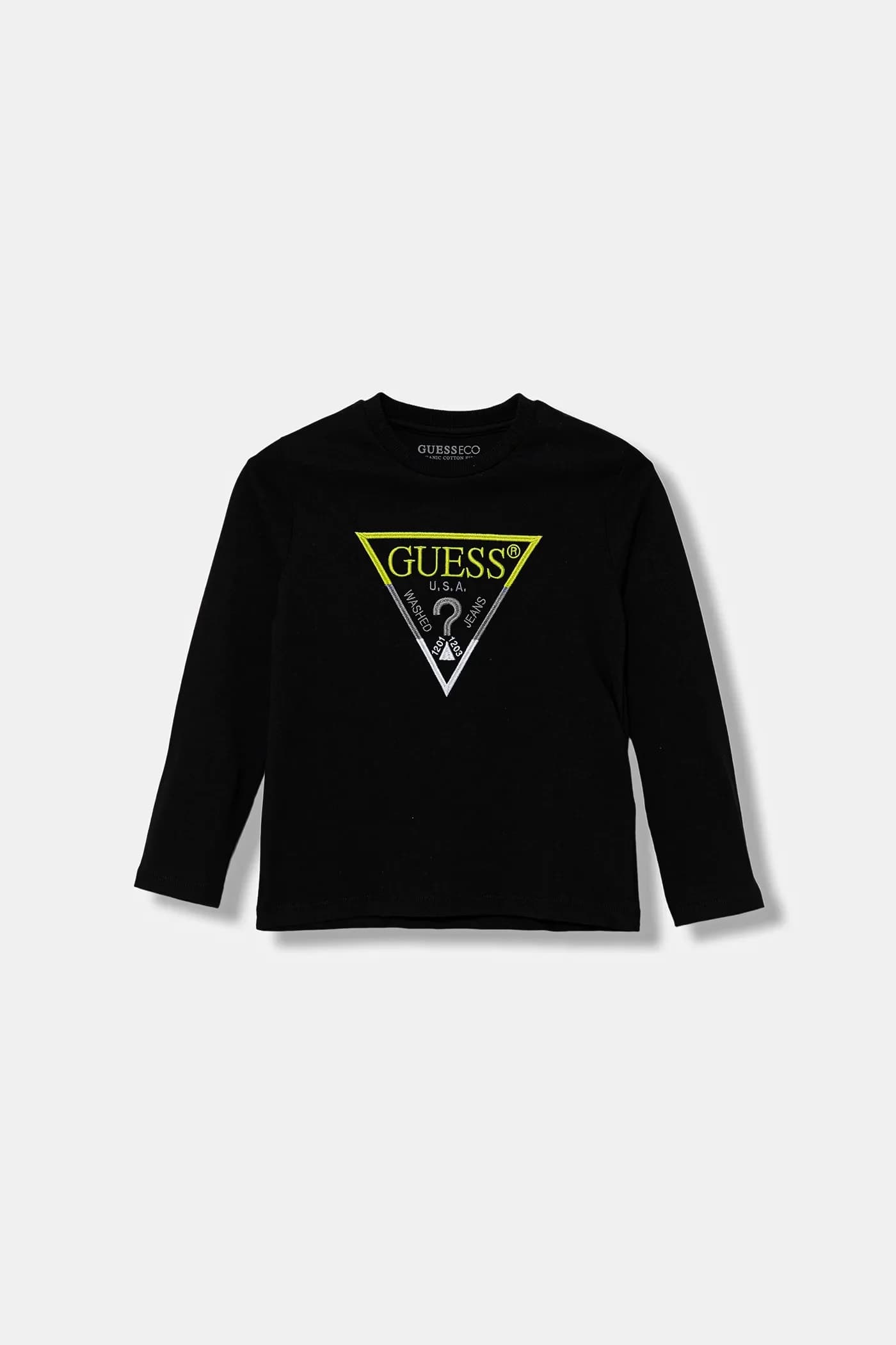 Детская хлопковая рубашка с длинным рукавом