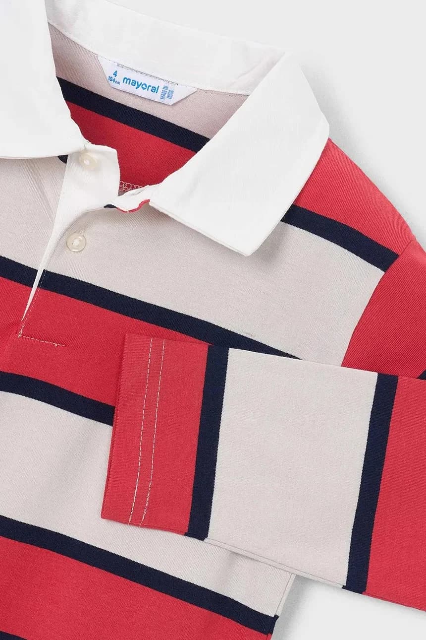 Детская хлопковая рубашка с длинным рукавом - фото 4