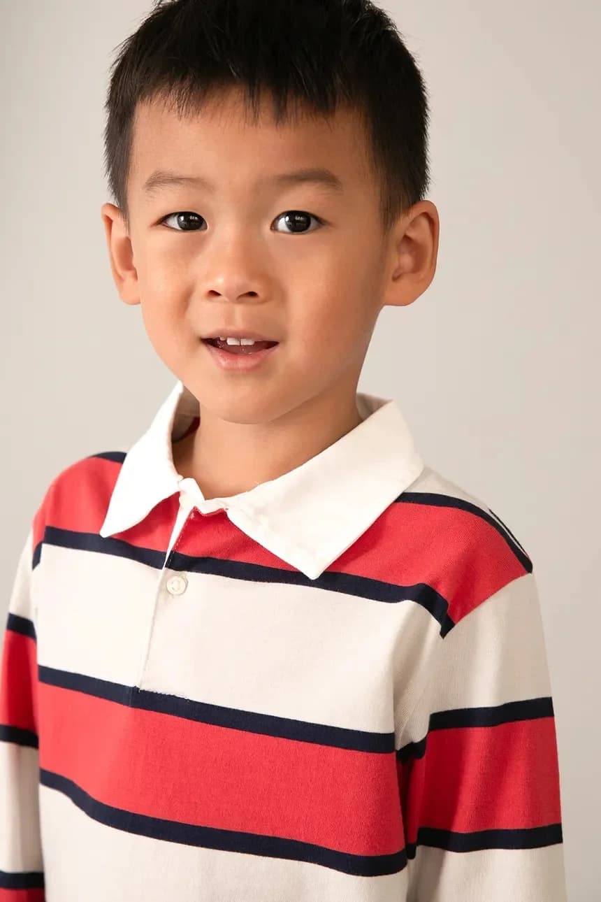 Детская хлопковая рубашка с длинным рукавом - фото 5