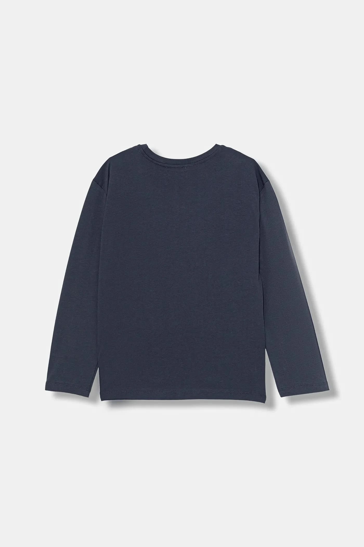 Детская хлопковая рубашка с длинным рукавом - фото 2