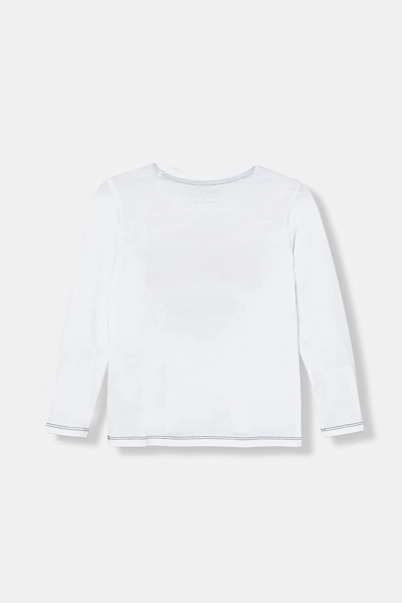 Детская хлопковая рубашка с длинным рукавом - фото 2