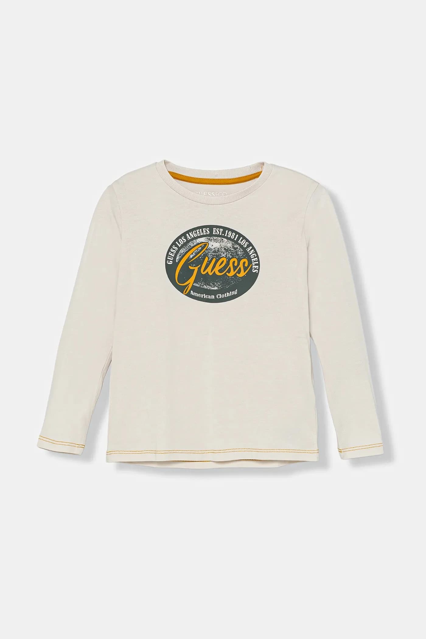 Детская хлопковая рубашка с длинным рукавом