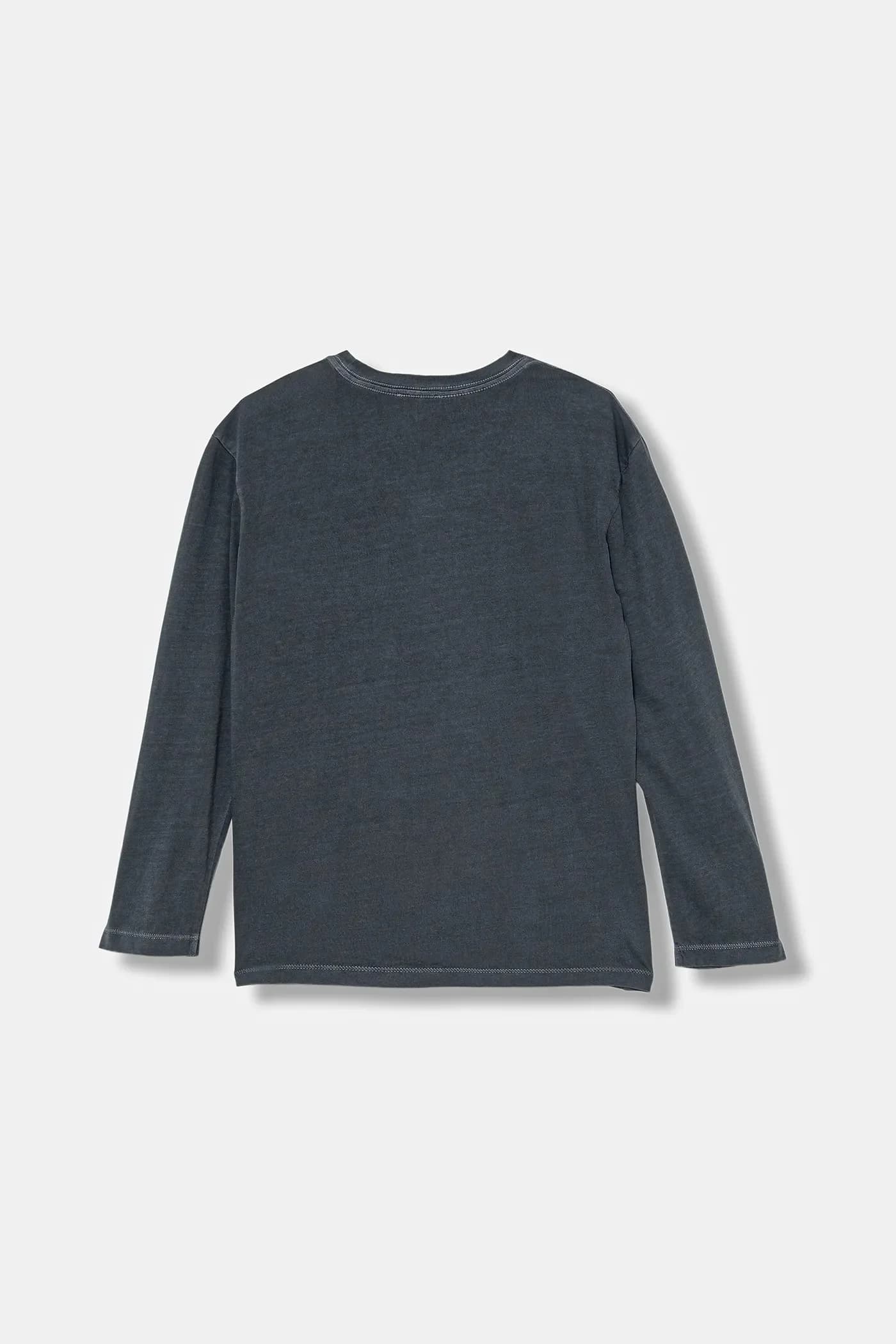 Детская хлопковая рубашка с длинным рукавом - фото 2