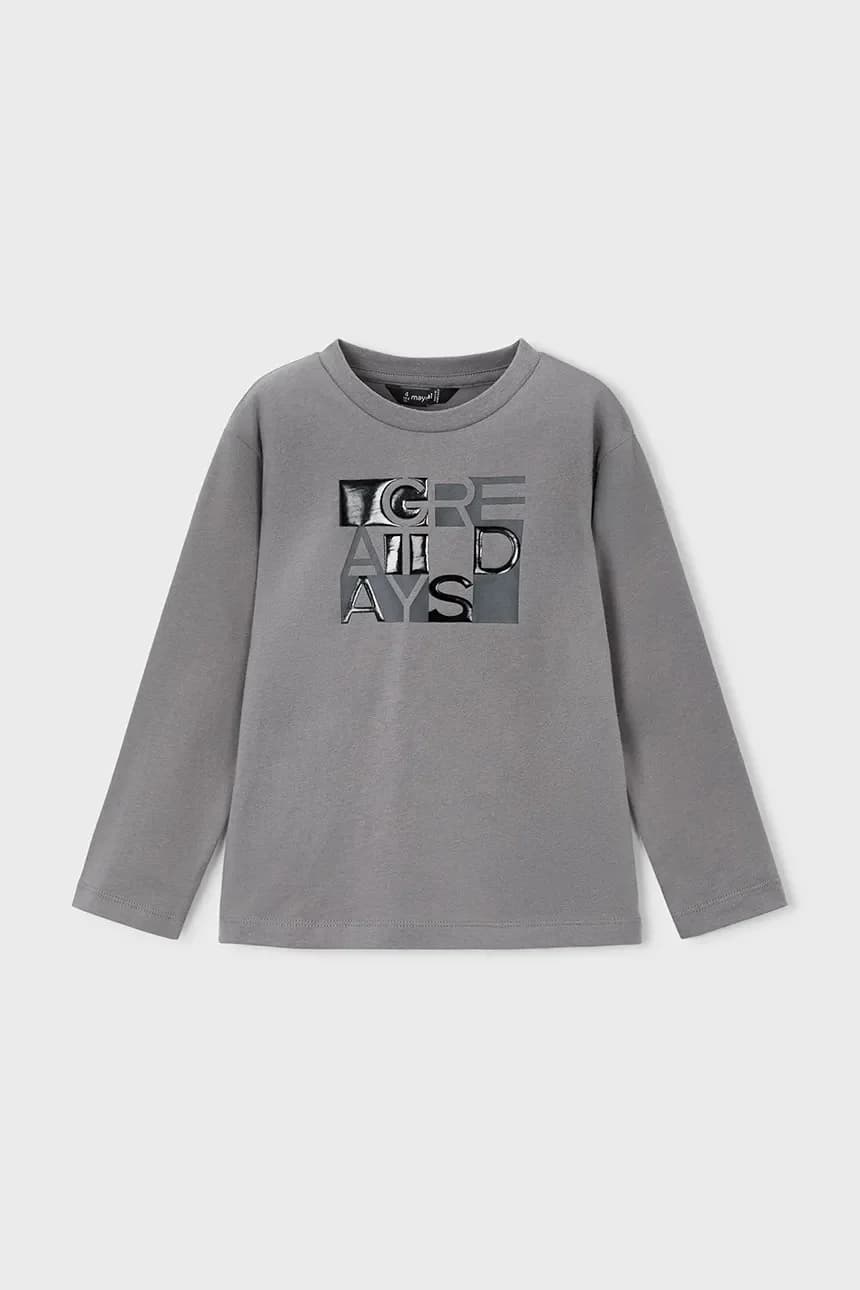 Детская хлопковая рубашка с длинным рукавом - фото 2