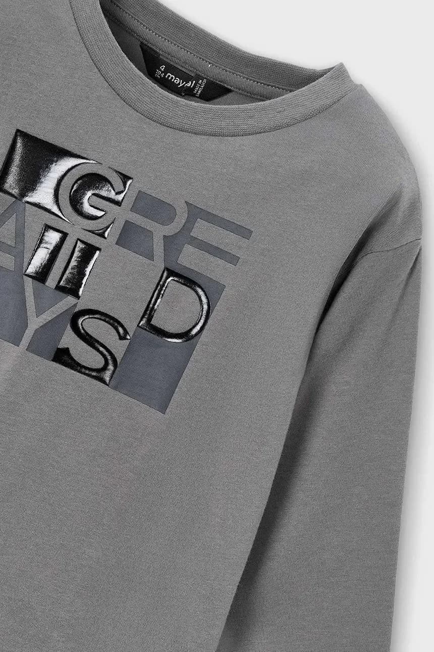 Детская хлопковая рубашка с длинным рукавом - фото 4