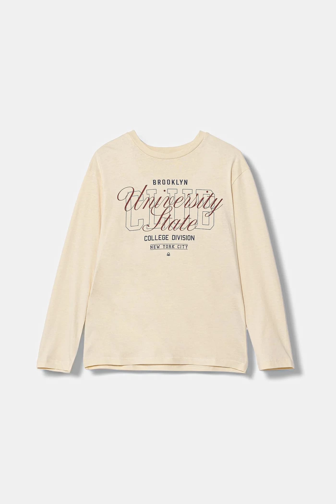 Детская хлопковая рубашка с длинным рукавом