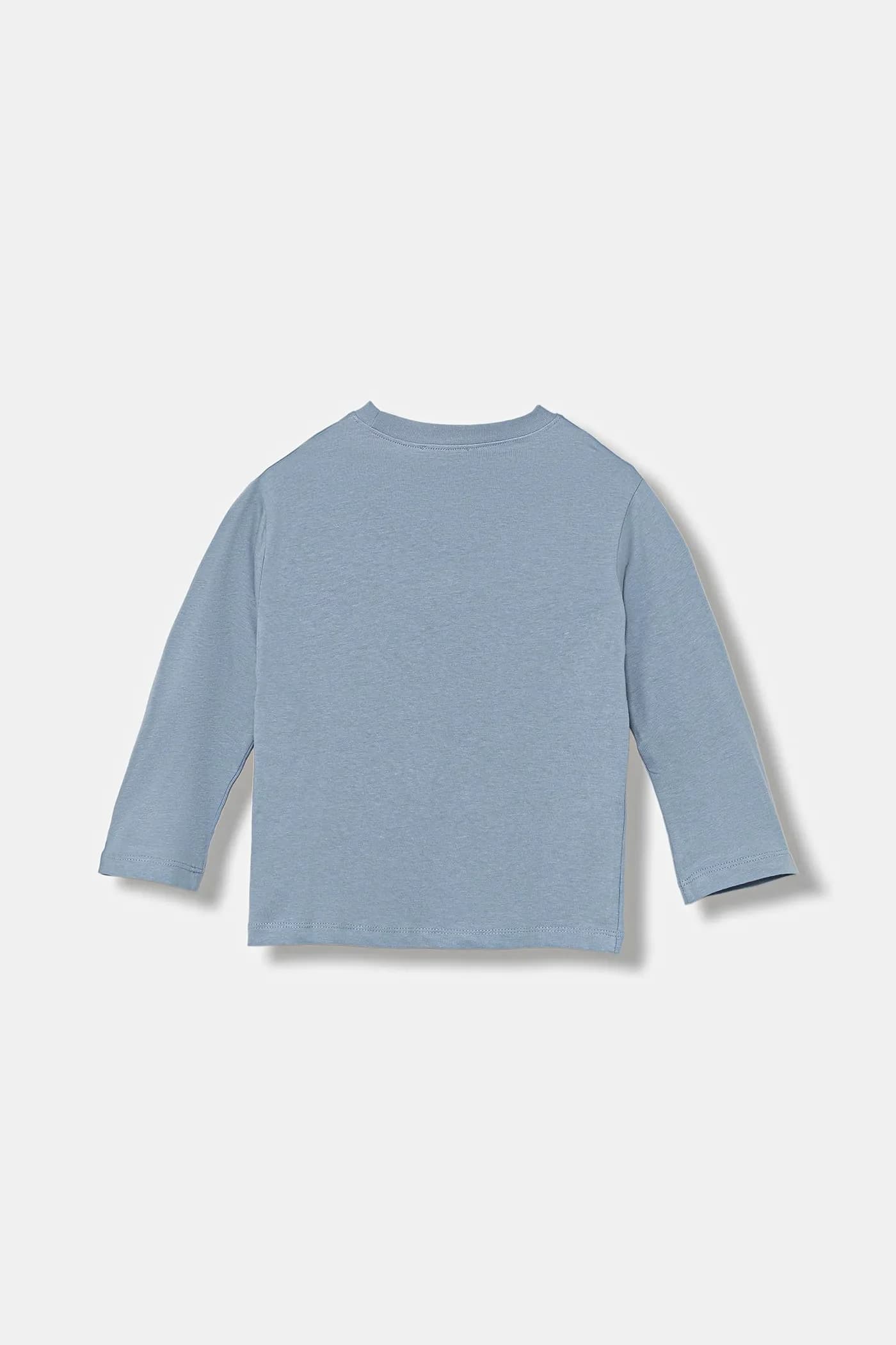 Детская хлопковая рубашка с длинным рукавом - фото 2