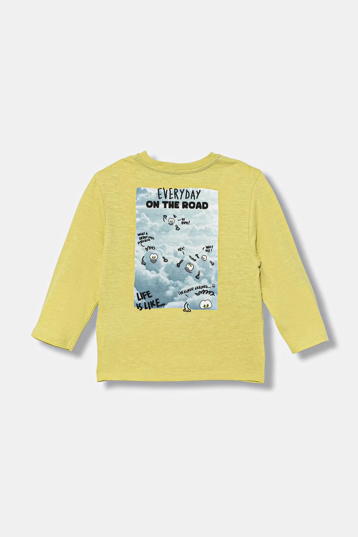 Детская хлопковая рубашка с длинным рукавом