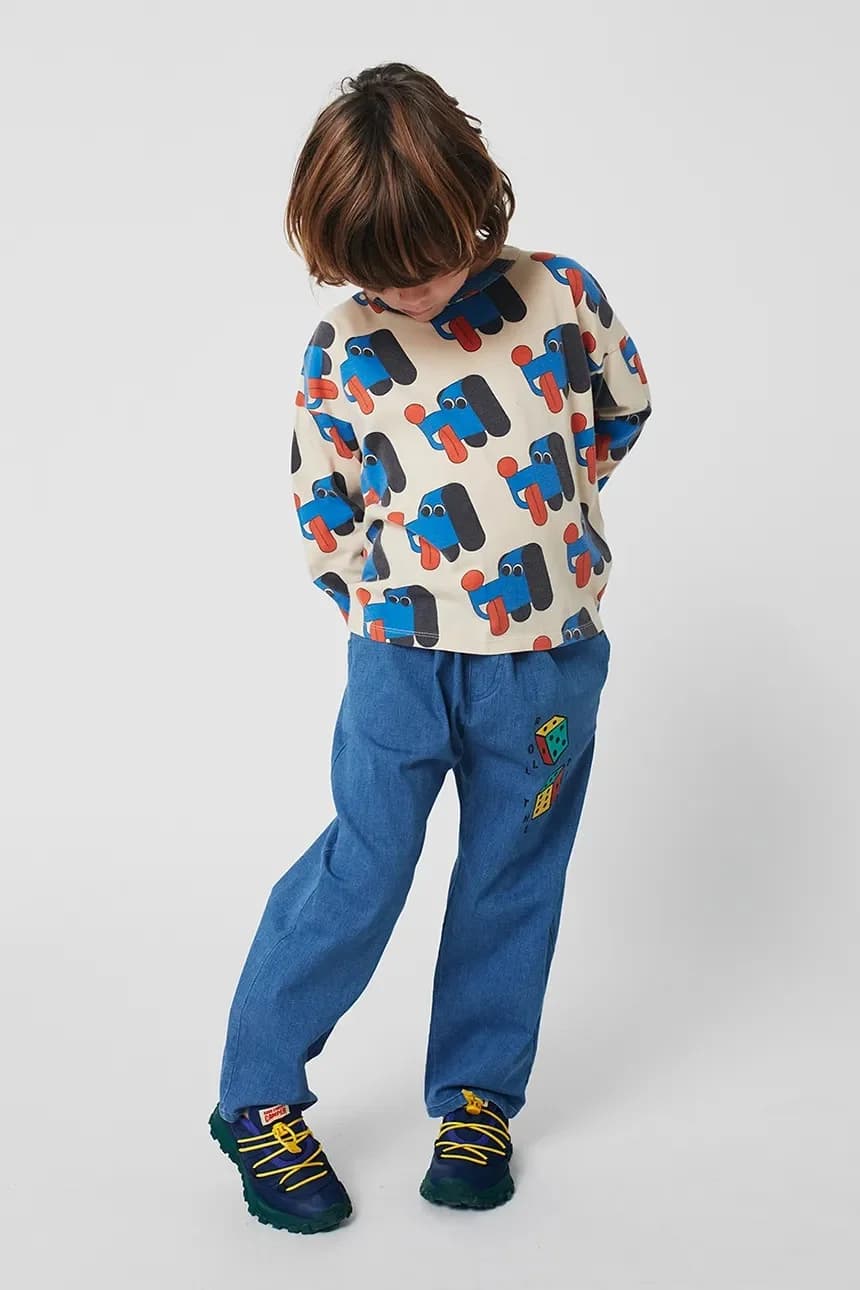 Детская хлопковая футболка с длинными рукавами Doggy Mate - фото 5