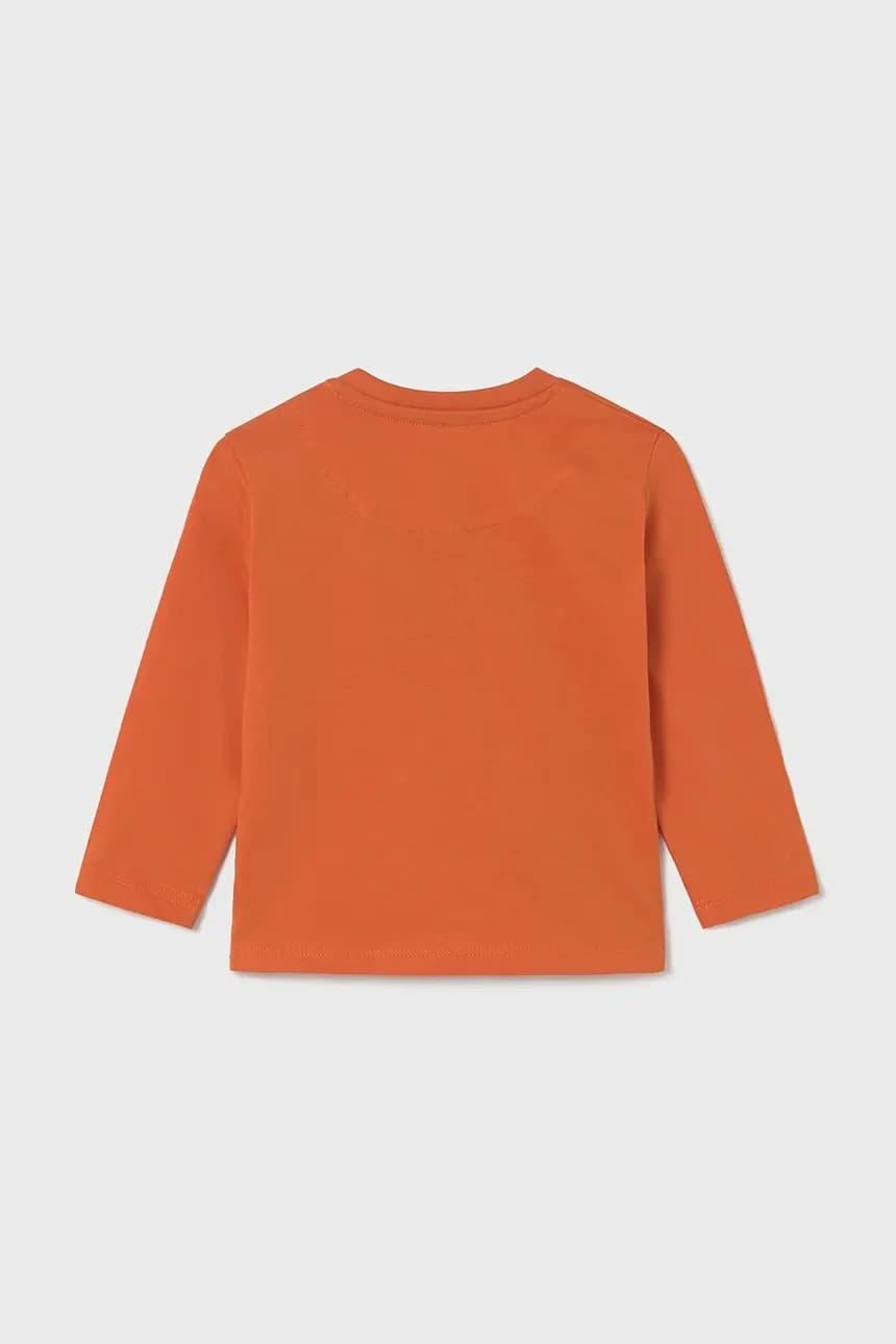 Хлопковая рубашка с длинным рукавом - фото 2